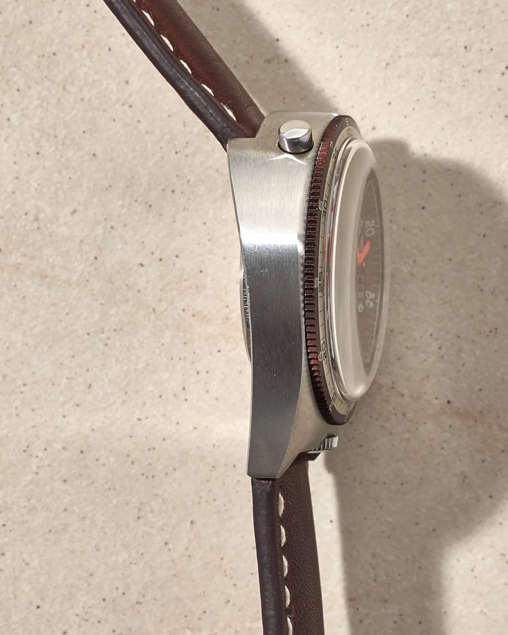 Breitling Chrono-Matic Bullhead Pupitre Brown Dial – 9