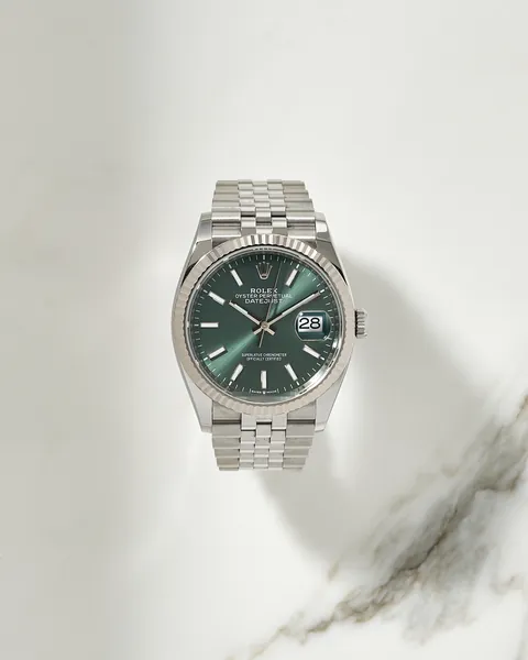 Rolex Datejust 36mm Geen Dial 126234