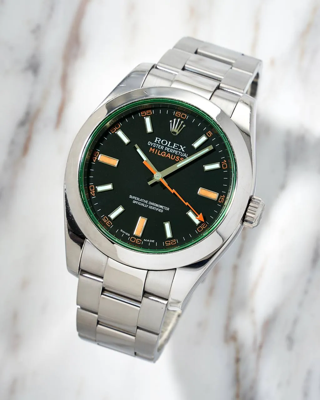 Rolex Milgauss 40mm Green Sapphire V Series 116400 – 9