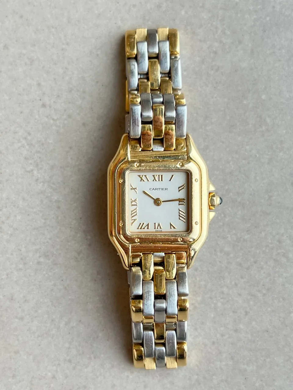 Cartier Panthere Two-Tone Chevron V-Link Small 1070 2