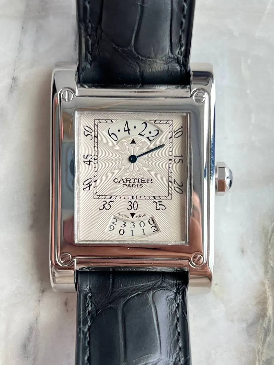 Cartier Tank a’ Vis ‘CPCP’ 2554 Wandering Hours White Gold – 5