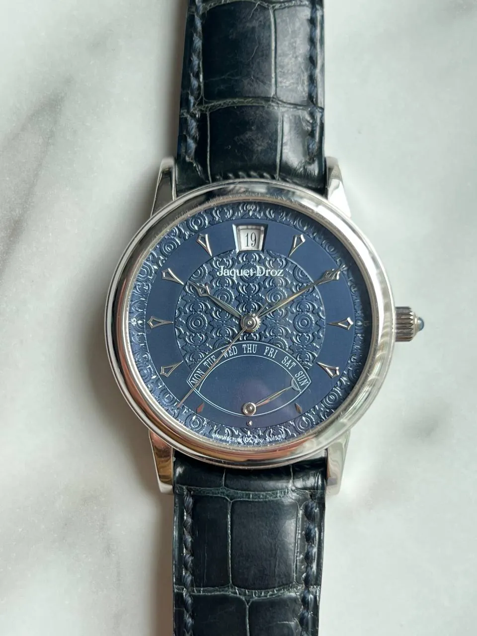 Jaquet Droz Semaine Retrograde Jumping Hour White Gold – 2